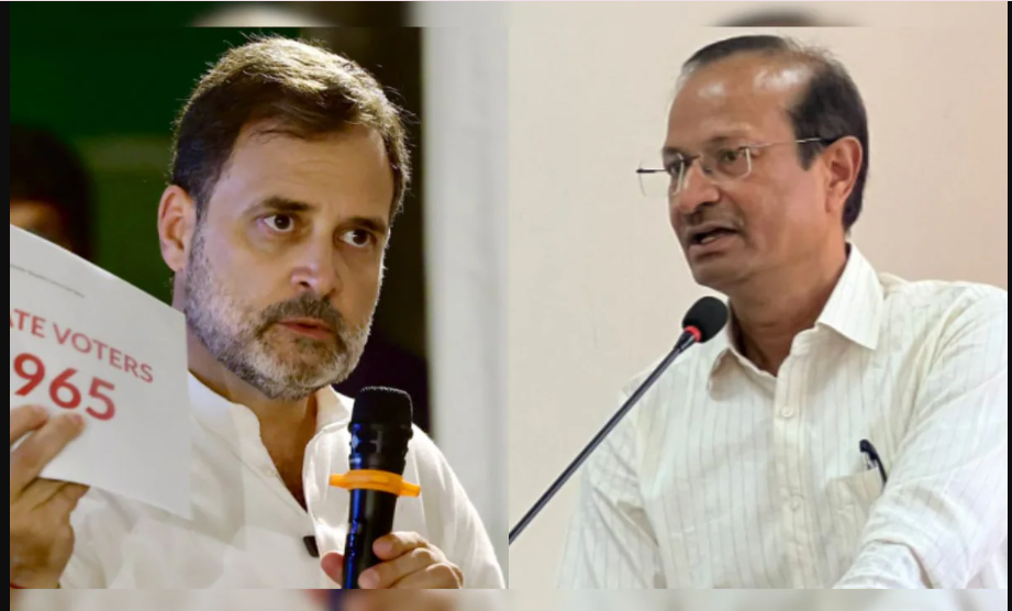 बीजेपी ने राहुल गांधी से माफी की मांग की, संजय कुमार ने गलती मानी।